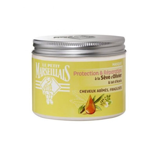 Le Petit Marseillais Protective Mask with Olive and Acacia for Damaged Hair 10.14 fl oz (300 ml)