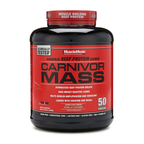 Musclemeds Carnivor Mass Protein Vanilla and Caramel 5.59 lb (2534 g)