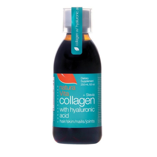Natura Vita Collagen with Hyaluronic Acid for Healthy Muscles Joints and Bones 8.45 fl oz (250 ml)