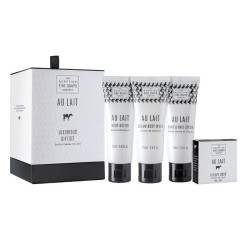Scottish Fine Soaps Au Lait Luxurious Mini Promo Body Set