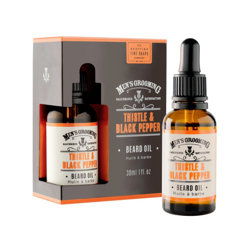 Scottish Fine Soaps Thistle and Black Pepper Beard Oil 1.01 fl oz (30 ml)