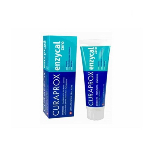 Curaprox Enzyca Zero Toothpaste Without Sodium Fluoride 2.54 fl oz (75 ml)