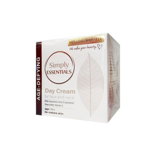 Simply Essentials Age-Defying Day Cream for Face and Neck for Mature Skin 55+ 1.69 fl oz (50 ml)