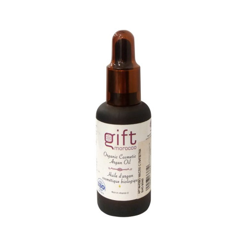 Gift Morocco Organic Cosmetic Argan Oil with Pipette 1.69 fl oz (50 ml)