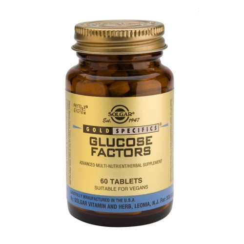 Solgar Glucose Factors Blood Sugar Regulator 60 Tablets