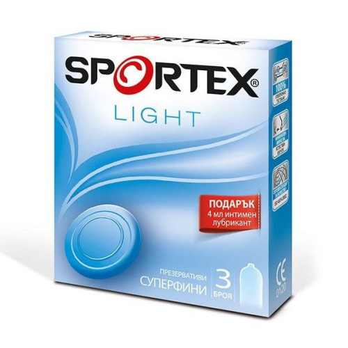Sportex Light Super Thin Condoms 3 pcs