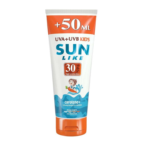 Sun Like Carotene Paraben-Free Children's Sunscreen Body Lotion SPF 30 6.76 fl oz (200 ml)