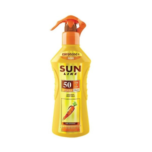 Sun Like Carotene Sunscreen Body Milk SPF 50 6.76 fl oz (200 ml)