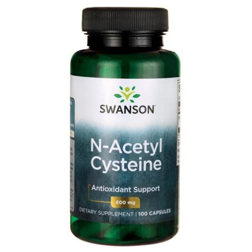 Swanson N-Acetyl Cysteine for Overall Health 600 mg 100 Capsules