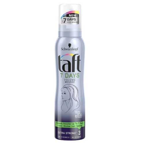 Taft 7 Days Volume Hair Mousse for Volume Level 3 5.07 fl oz (150 ml)