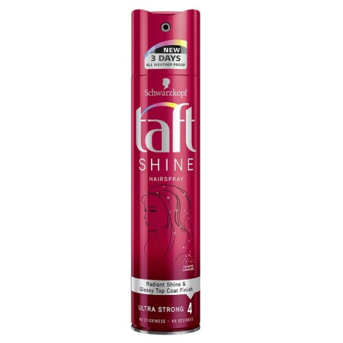 Taft Shine Ultra Strong Hair Spray for Diamond Shine 8.45 fl oz (250 ml)