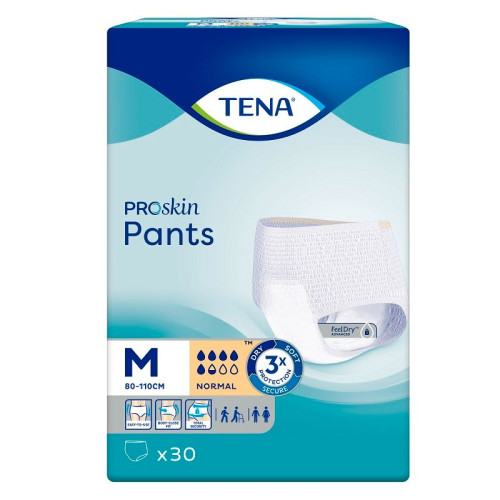 Tena Pants Normal Protective Underwear for Adults with Incontinence Size M 30 pcs