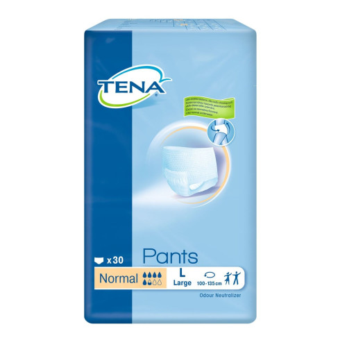 Tena Pants Normal Protective Underwear for Adults with Incontinence Size L 30 pcs