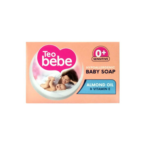 Teo Bebe Baby Cream Soap with Almond Oil 2.65 oz (75 g)