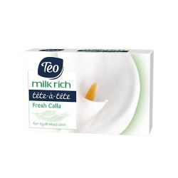 Teo Milk Rich Fresh Calla Moisturizing Soap with Glycerin and Calla Scent 3.53 oz (100 g)