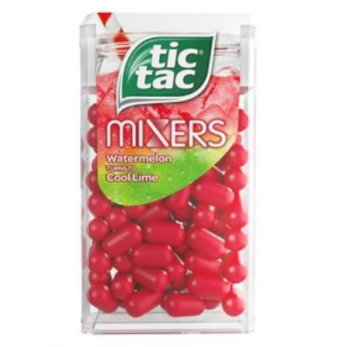 Tic Tac Mixers Watermelon Fresh Lime Candies 0.63 oz (18 g)