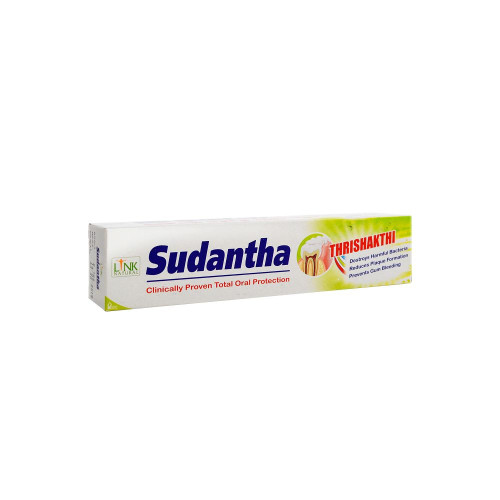 TNT Sudantha Thrishakthi Herbal Toothpaste for Fresh and Clean Teeth 2.71 fl oz (80 ml)