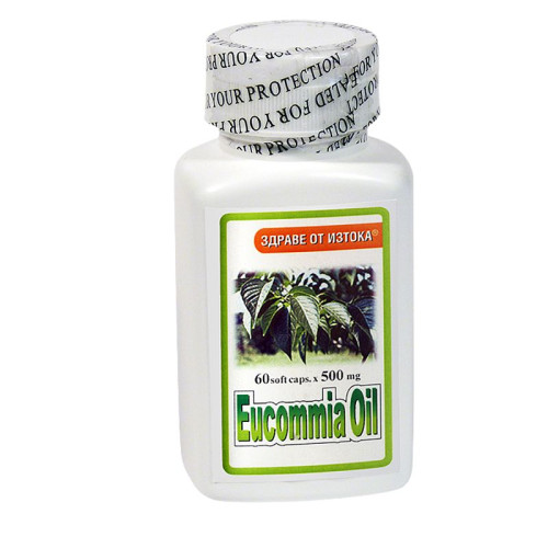 TNT Eucommia Oil for Blood Pressure Regulation 500 mg 60 Capsules