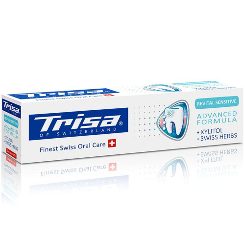 Trisa Revital Sensitive Toothpaste for Sensitive Teeth 2.54 fl oz (75 ml)