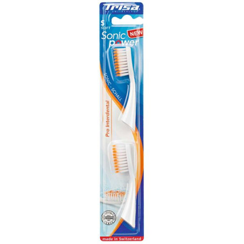 Trisa Sonic Power Interdental Electric Toothbrush Head 2 pcs