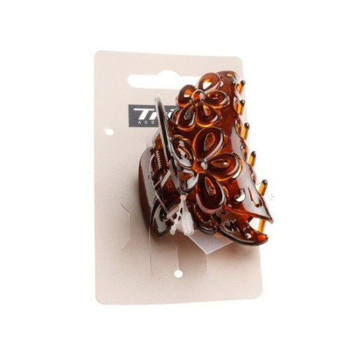 Trisa K6 511.23 Hair Clip - 2.36" (6 cm) Brown