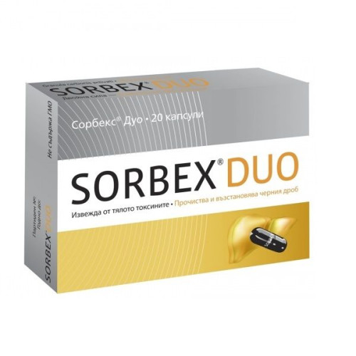 Sorbex Duo for Liver Detoxification 20 Capsules