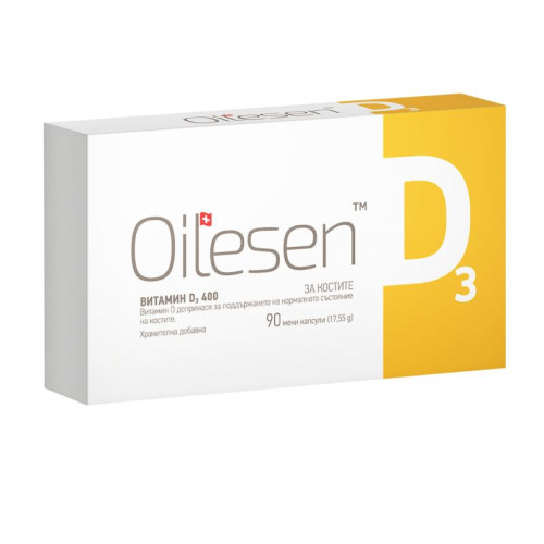 Valentis Oilesen Vitamin D3 400 for High Immunity and Healthy Bones 90 Capsules