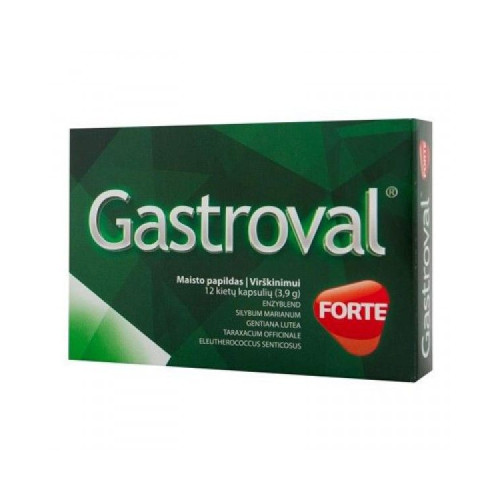 Valentis Gastroval Forte for Fast Metabolism and Good Digestion 12 Capsules