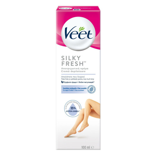 Veet Hair Removal Cream for Legs and Body for Sensitive Skin 3.38 fl oz (100 ml)