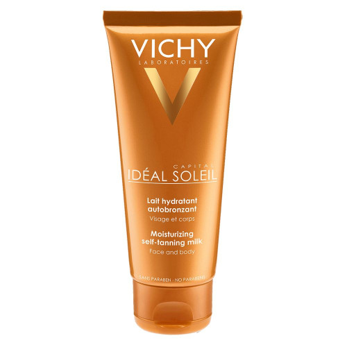 Vichy Ideal Soleil Self-Tanning Milk for Face and Body for Sensitive Skin 3.38 fl oz (100 ml)