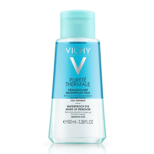Vichy Purete Thermale Two-Phase Makeup Remover for Waterproof Eye Makeup 3.38 fl oz (100 ml)