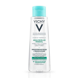 Vichy Purete Thermale Micellar Water with Minerals for Face and Eyes for Oily and Combination Skin 6.76 fl oz (200 ml)
