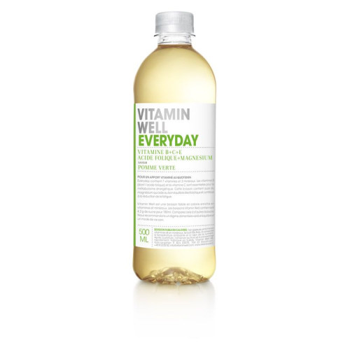 Vitamin Well Everyday Vitamin Water with Green Apple Flavor 16.91 fl oz (500 ml)