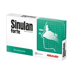 Walmark Sinulan Forte for Difficult Breathing and Runny Nose 30 Tablets