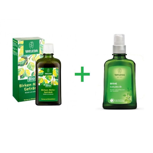 Weleda Promo Set Active Detox and Anti-Cellulite Oil with Birch