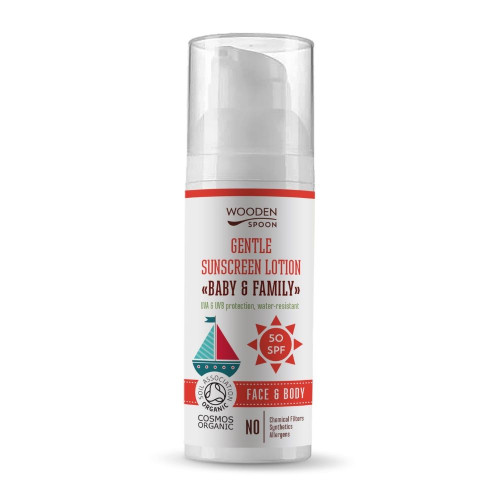 Wooden Spoon Baby and Family Sunscreen Lotion SPF 50 1.69 fl oz (50 ml)