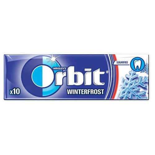 Orbit Winterfrost Chewing Gum with a Cooling Sensation of Freshness 10 pcs