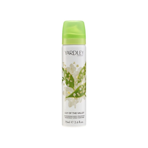 Yardley English Lili of the Valley Deodorant Spray for Women 2.54 fl oz (75 ml)