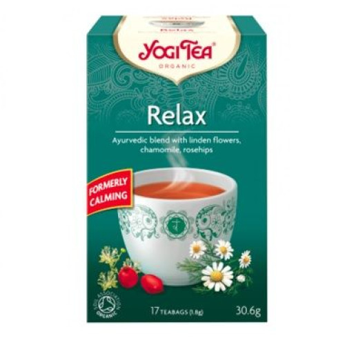 Yogi Tea Relax Organic Ayurvedic Tea 17 x 0.06 oz (1.8 g) Filter Bags