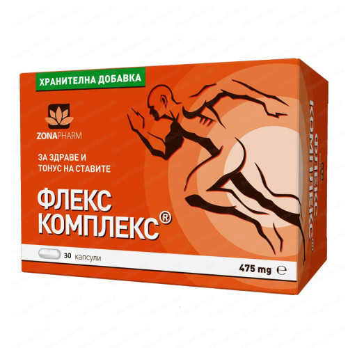 Zonapharm Flex Complex for Healthy Tendons and Joints 475 mg 30 Capsules