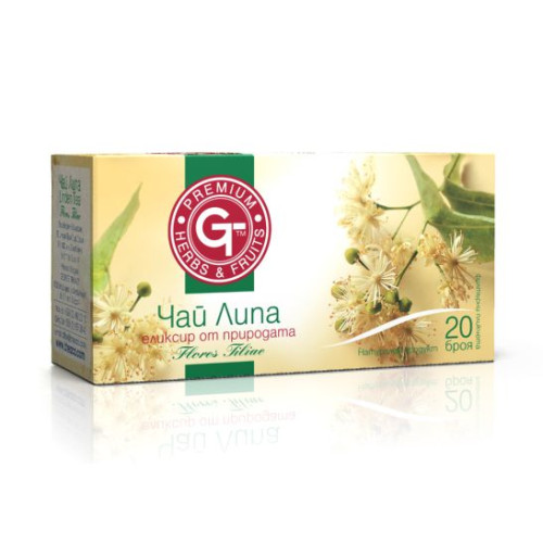 GT Herbal Tea with Linden for Sore Throat 0.05 oz (1.5 g) 20 Filter Bags