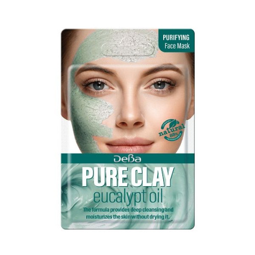 Deva Pure Clay Purifying Face Mask Eucalyptus for Oily Skin 0.24 fl oz (7 ml)