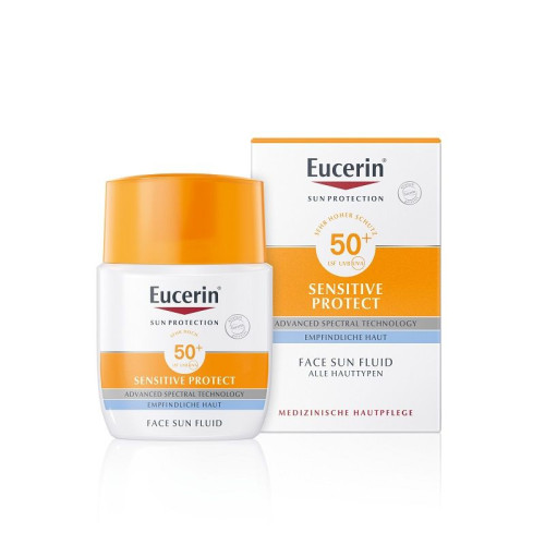Eucerin Sun Mattifying Sun Protection Fluid for Oily and Acne-Prone Skin SPF 50+ 1.69 fl oz (50 ml)
