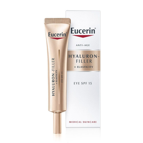 Eucerin Hyaluron-Filler Elasticity Eye Cream for Loss of Elasticity and Wrinkles SPF 15+ 0.51 fl oz (15 ml)