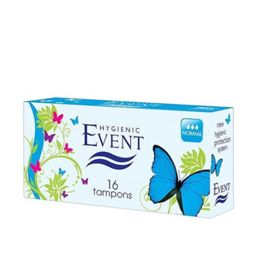 Event Normal Daily Feminine Tampons with Natural Fibers Normal Size 16 pcs