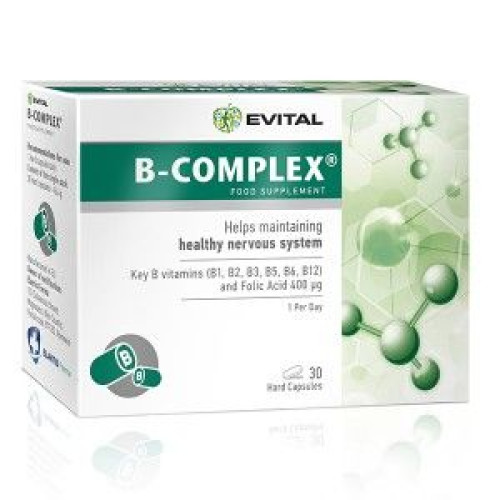 Evital B-Complex 30 Capsules