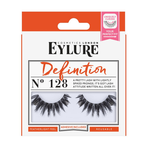 Eylure Definition Set with False Eyelashes and Glue Model 128 1 pc