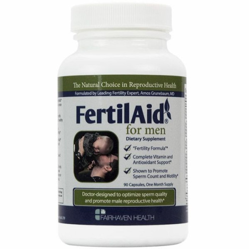 Fairhaven Health Fertilaid for Men Fertility Support for Men 90 Capsules