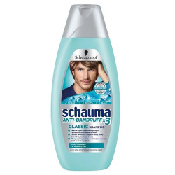 Schauma Men Classic Men's Anti-Dandruff Shampoo with Triple Action 13.53 fl oz (400 ml)