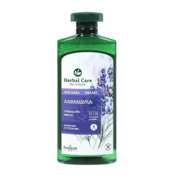Jantar Farmona Herbal Care Shower Foam for Body with Lavender and Vanilla Oil 16.91 fl oz (500 ml)